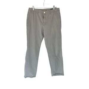 Bonobos Men’s Gray Work Office Relaxed Straight Leg Chino‎ Pants Size 34x34